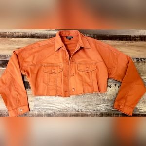 Crop long-sleeve jacket